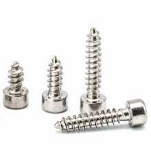 Stainless Steel SS 304 M2 M2.6 M3 M3.5 M4 M5 M6 Wood Screw Hex Socket Allen Head Self Tapping Screws